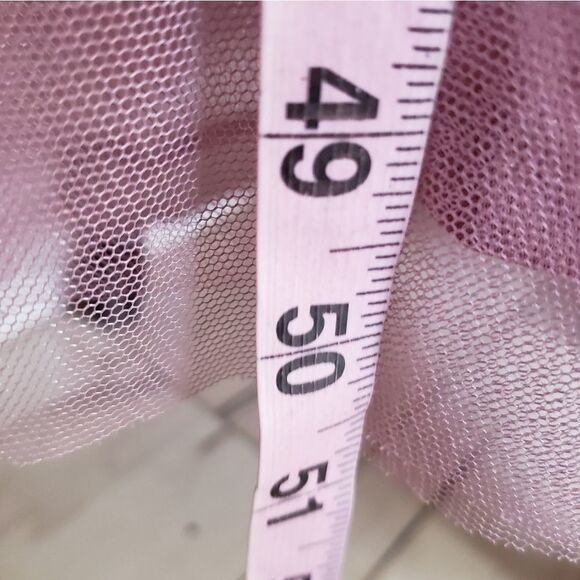 EVER PRETTY 7369 purple orchid spaghetti straps v neck tulle maxi dress 12 - Picture 10 of 13